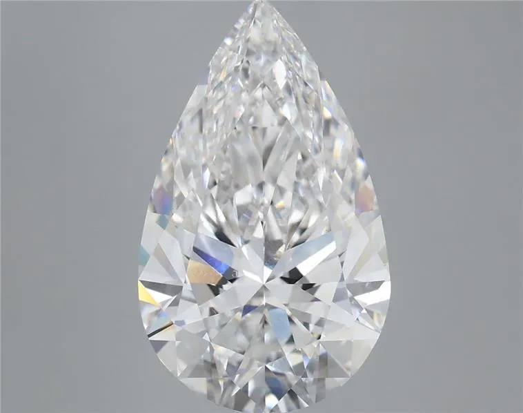 5.00ct Pear Lab Grown Diamond (Colour E, Clarity VS1, IGI Certified)