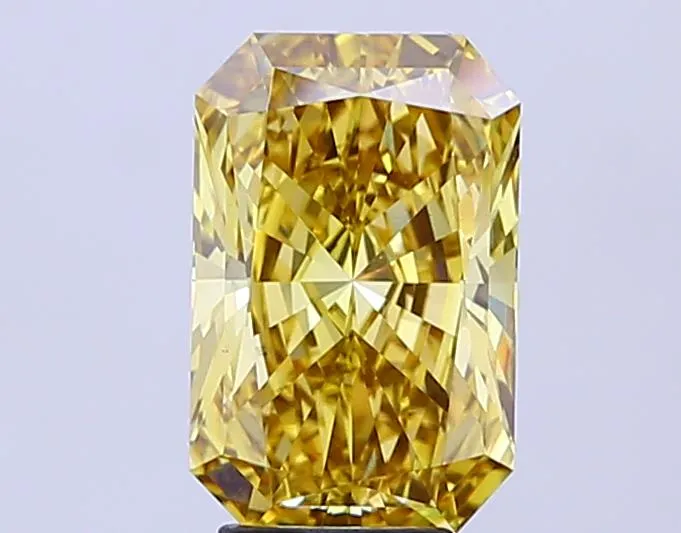 5.02ct Radiant Lab Grown Diamond (Colour Fancy Intense Yellow, Clarity VS1, IGI Certified)