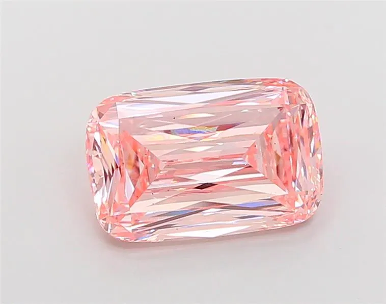 5.03ct Cushion modified Lab Grown Diamond (Colour Fancy Intense Pink, Clarity VS2, IGI Certified)