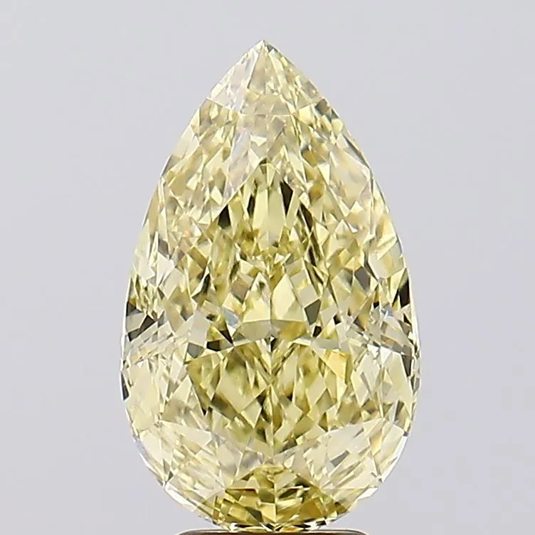 5.04ct Pear Lab Grown Diamond (Colour Fancy Intense Yellow, Clarity VVS2, IGI Certified)