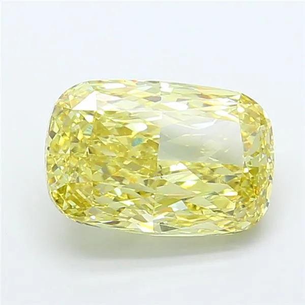 5.06ct Cushion modified Lab Grown Diamond (Colour Fancy Intense Yellow, Clarity VS1, IGI Certified)