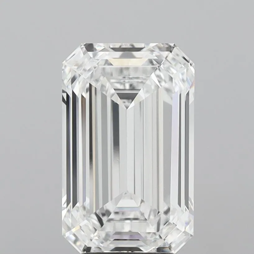 5.10ct Emerald Lab Grown Diamond (Colour F, Clarity VVS2, IGI Certified)