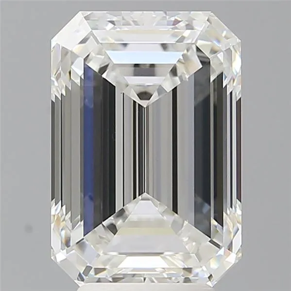 5.10ct Emerald Lab Grown Diamond (Colour F, Clarity VVS2, IGI Certified)