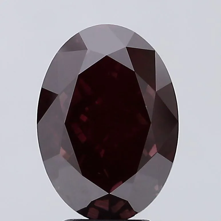 5.18ct Oval Lab Grown Diamond (Colour Fancy Deep Pink, Clarity VS1, IGI Certified)