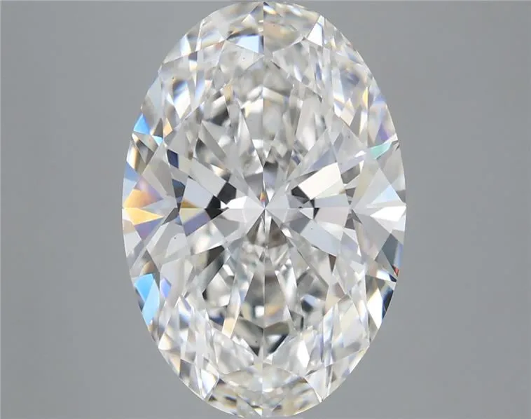 5.23ct Oval Lab Grown Diamond (Colour F, Clarity VVS2, IGI Certified)