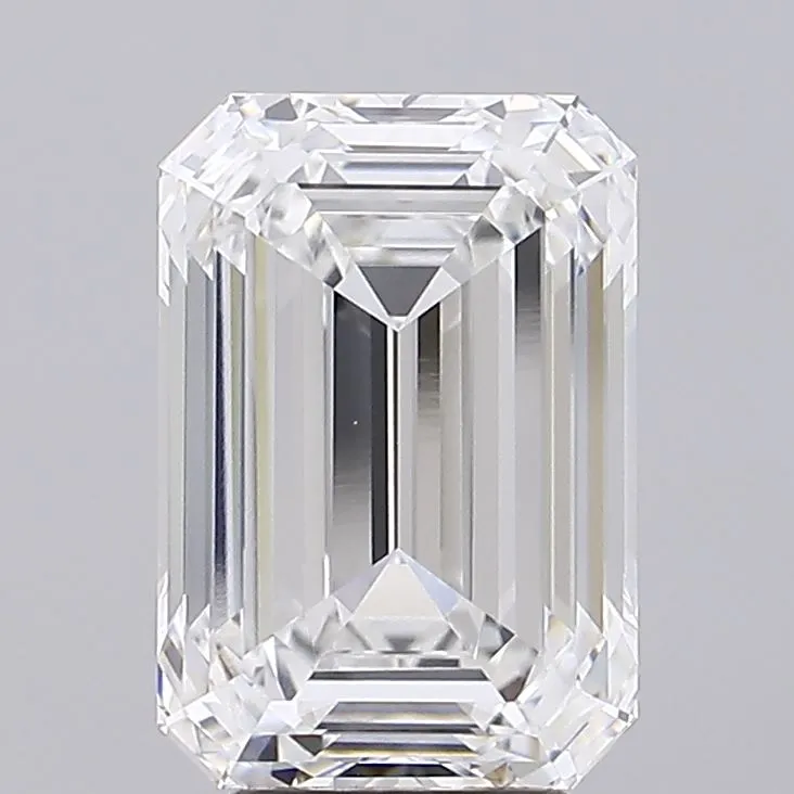 5.51ct Emerald Lab Grown Diamond (Colour E, Clarity VVS1, IGI Certified)