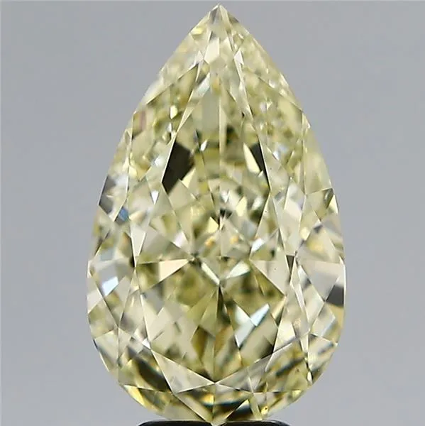 5.53ct Pear Lab Grown Diamond (Colour Fancy Yellow, Clarity VVS2, IGI Certified)