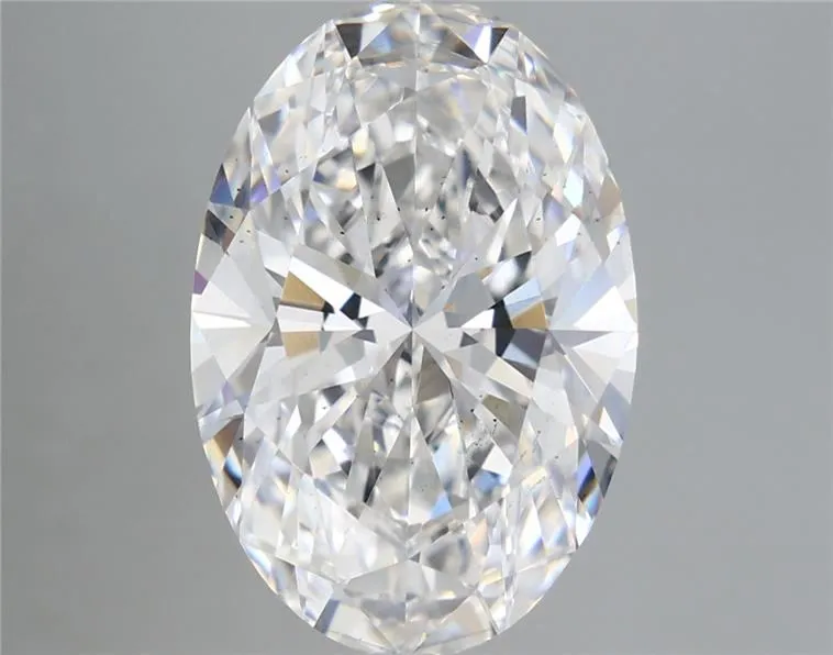 5.64ct Oval Lab Grown Diamond (Colour F, Clarity SI1, IGI Certified)
