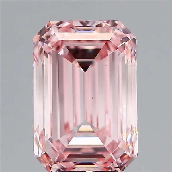 6.06ct Emerald Lab Grown Diamond (Colour Fancy Intense Pink, Clarity VS1, IGI Certified)