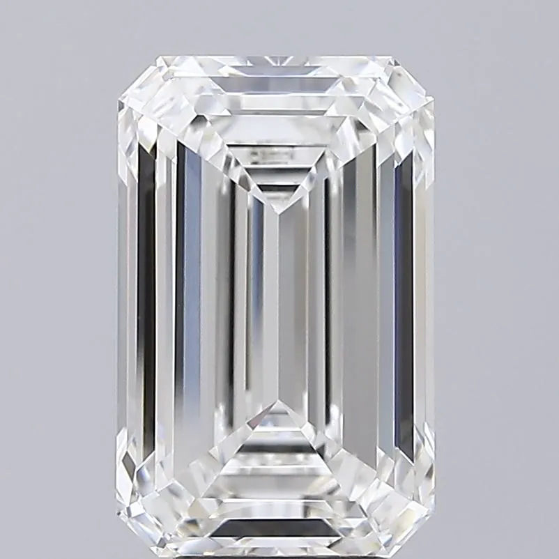 6.10ct Emerald Lab Grown Diamond (Colour F, Clarity VVS2, IGI Certified)