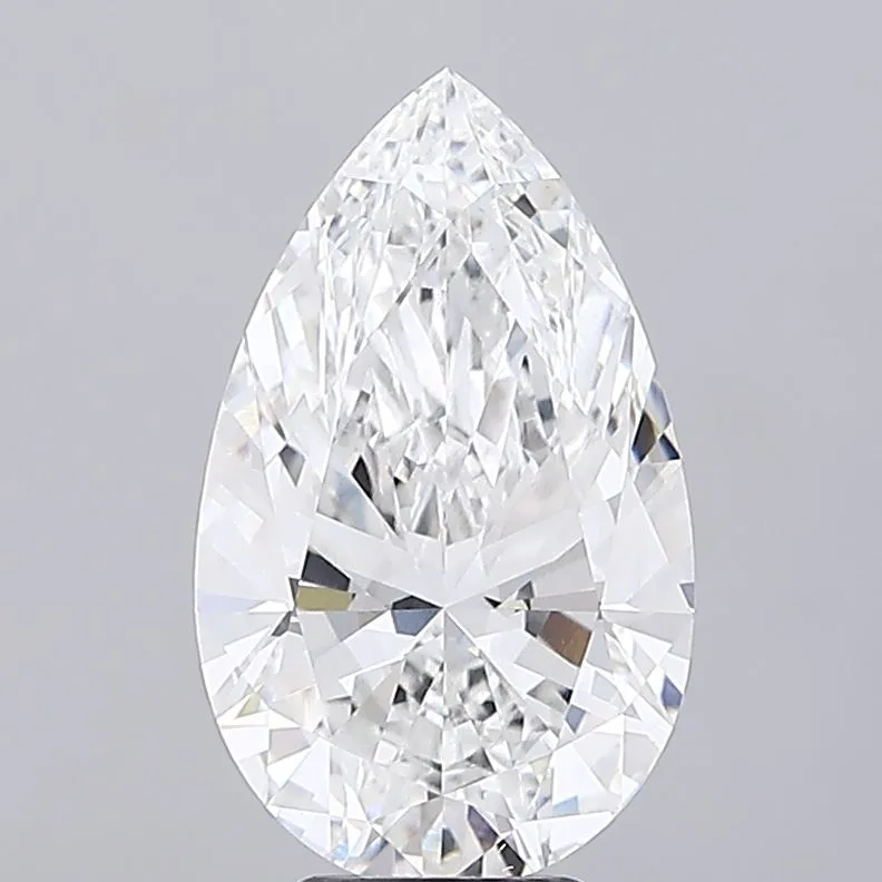 6.50ct Pear Lab Grown Diamond (Colour E, Clarity VVS2, IGI Certified)