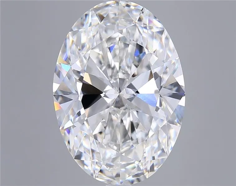7.06ct Oval Lab Grown Diamond (Colour E, Clarity VVS2, IGI Certified)