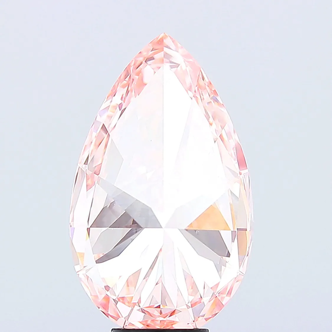 8.09ct Pear Lab Grown Diamond (Colour Fancy Vivid Pink, Clarity VVS2, IGI Certified)