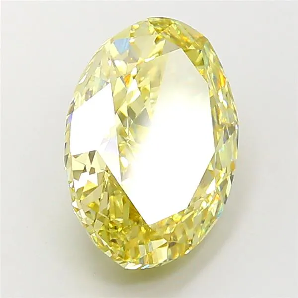 8.26ct Oval Lab Grown Diamond (Colour Fancy Intense Yellow, Clarity VVS2, IGI Certified)