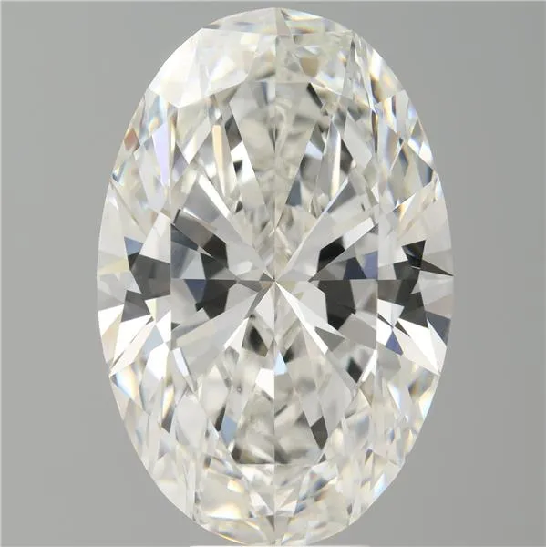 9.08ct Oval Lab Grown Diamond (Colour G, Clarity VVS2, IGI Certified)