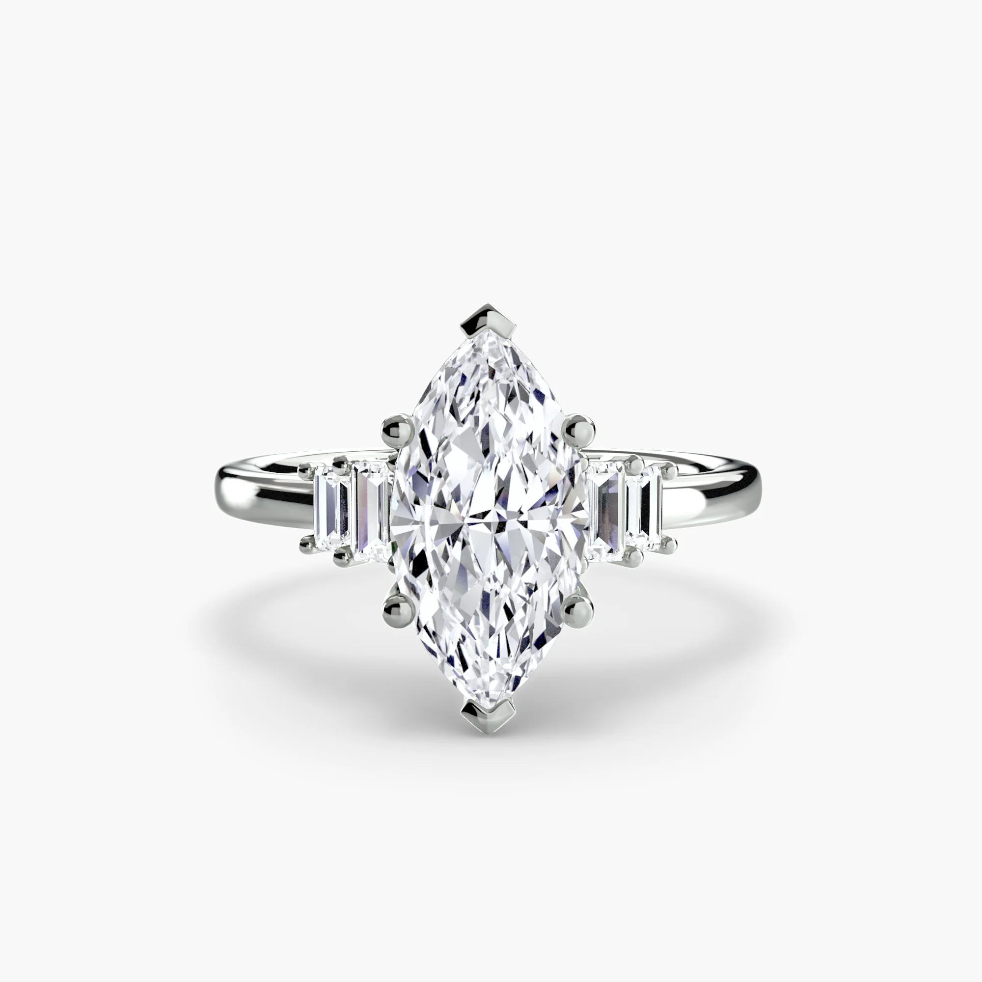 Baguette Accent Solitaire - Image 101