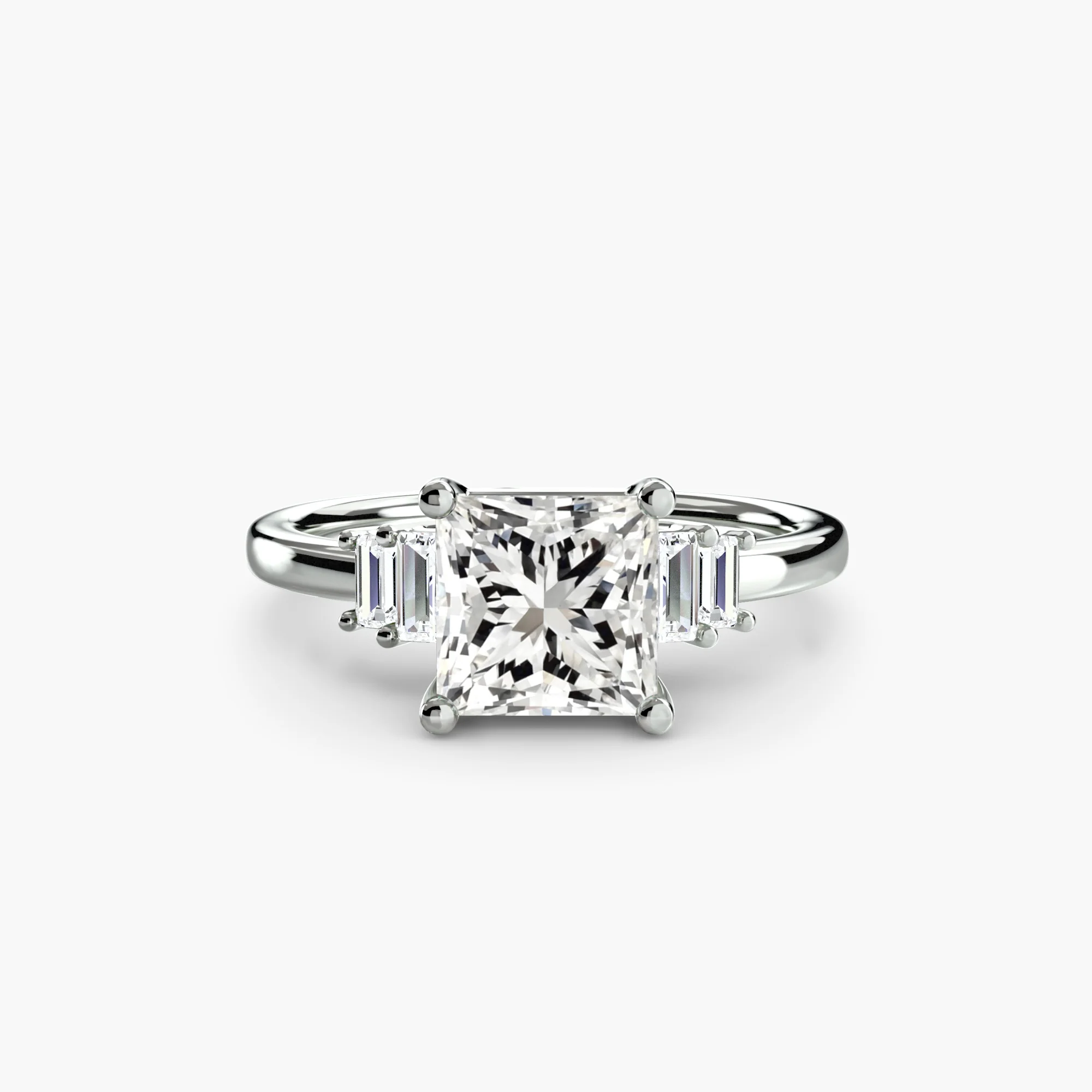 Baguette Accent Solitaire - Image 3