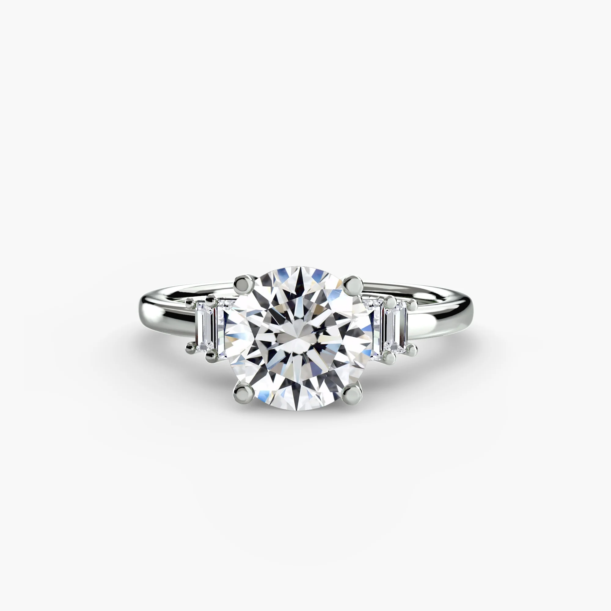 Baguette Accent Solitaire - Image 32