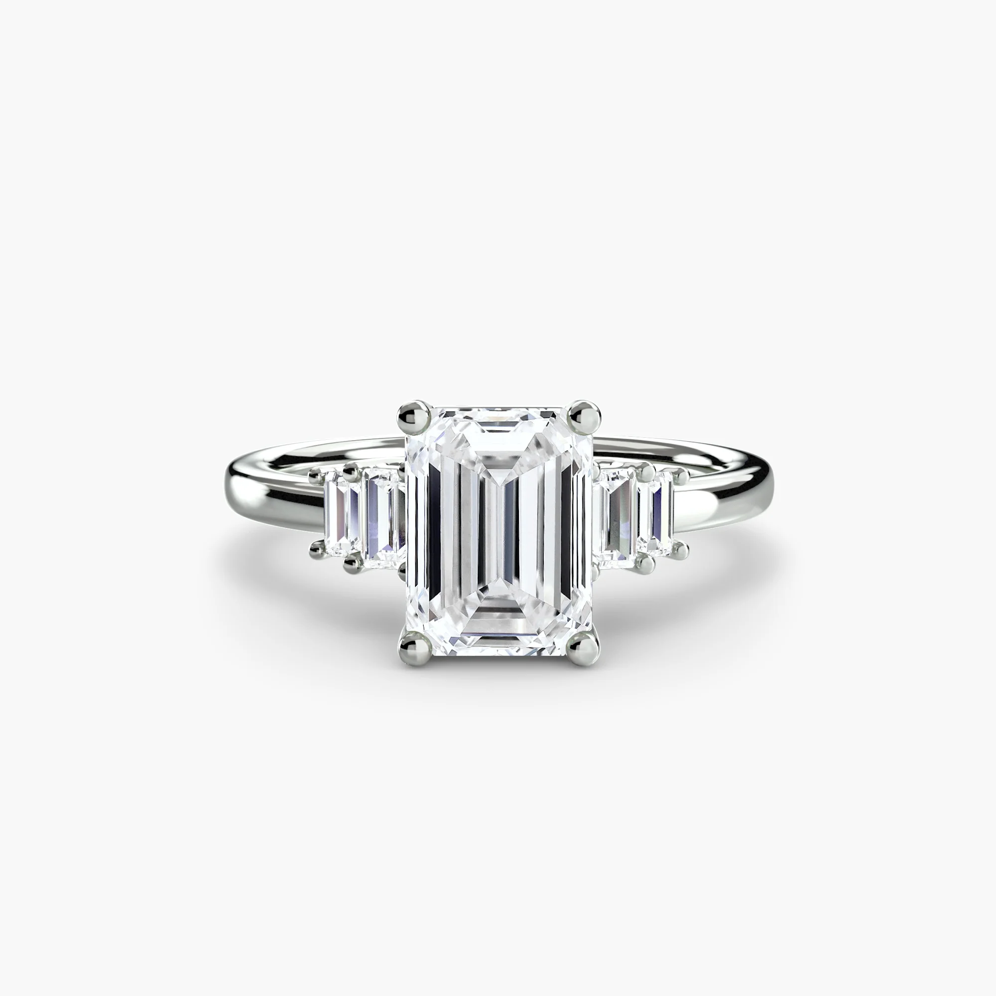Baguette Accent Solitaire - Image 7