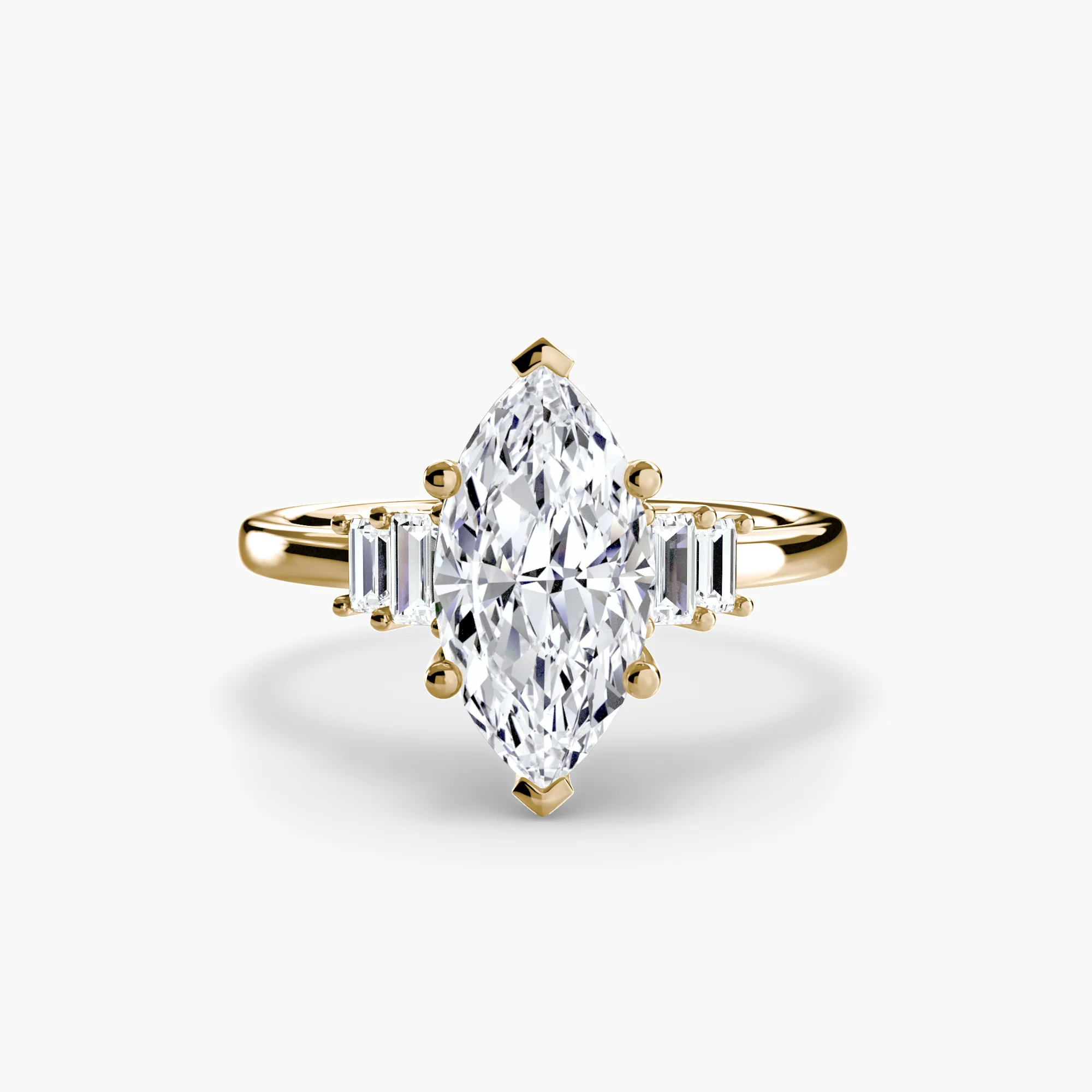 Baguette Accent Solitaire - Image 81