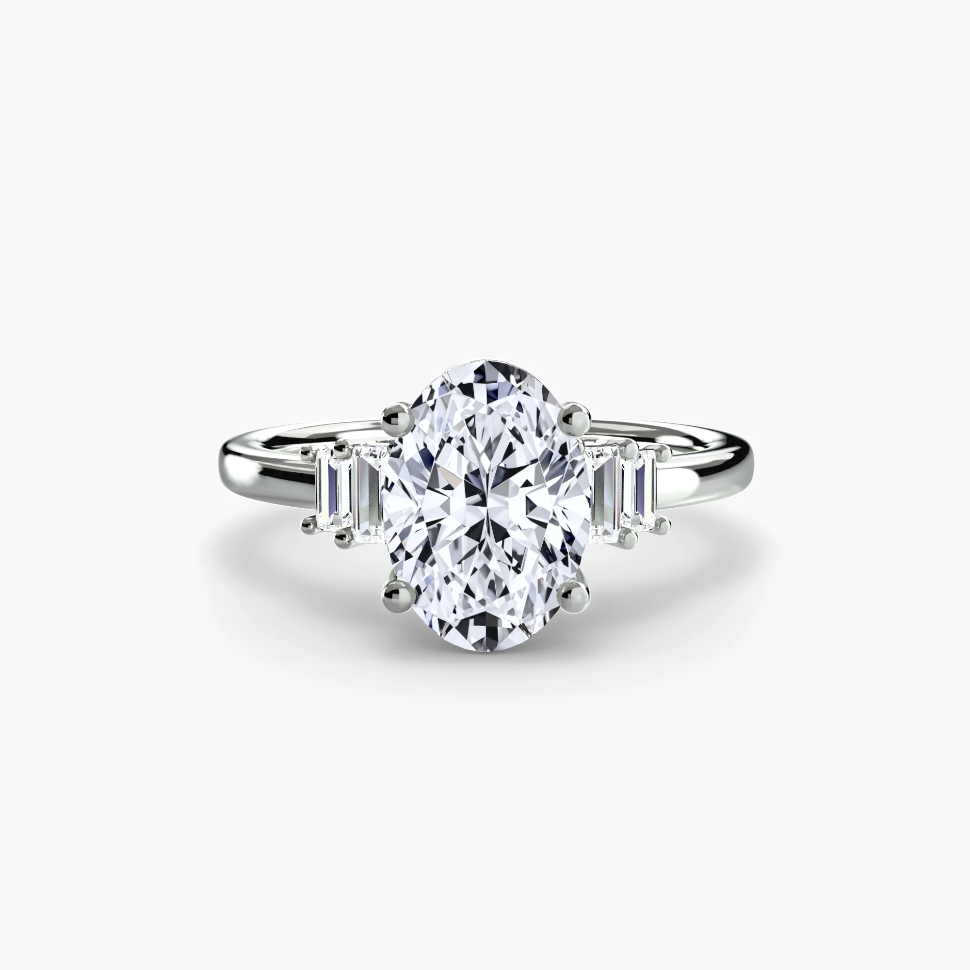 Baguette Accent Solitaire - Image 95