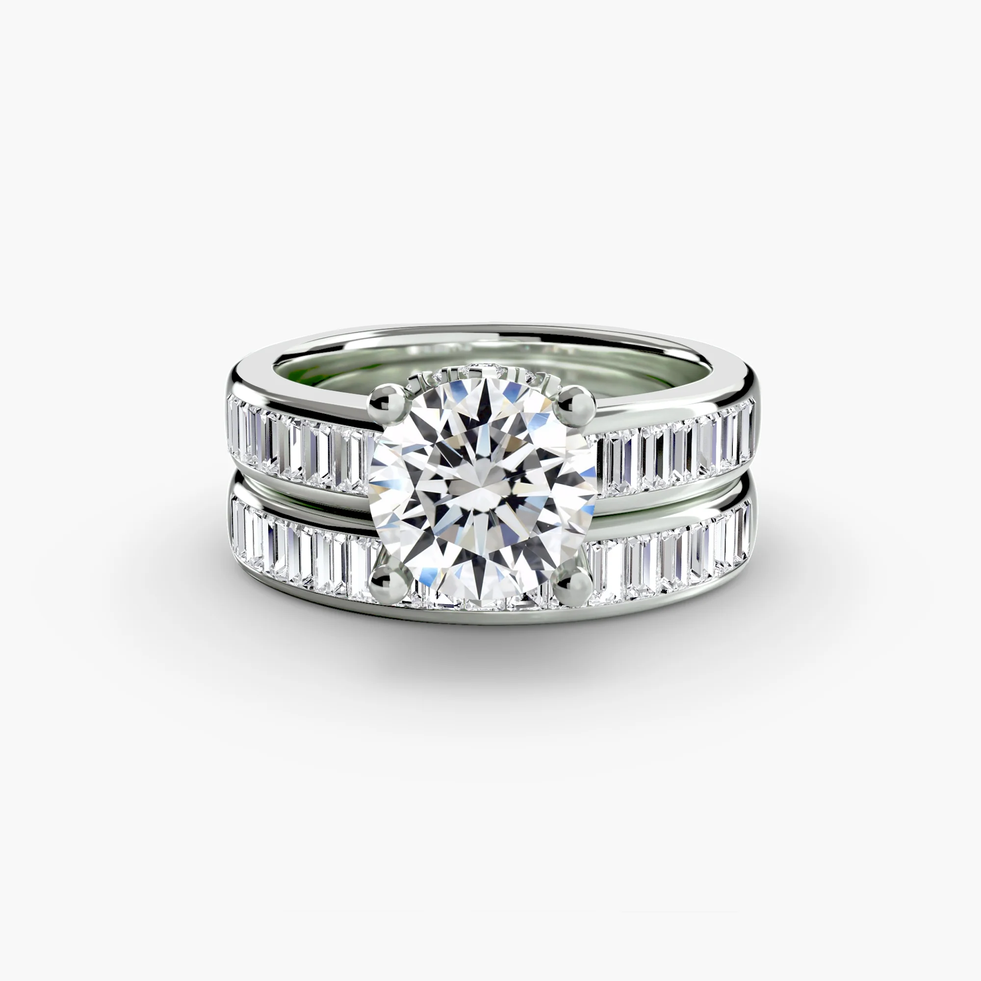 Baguette Channel Solitaire - Image 11