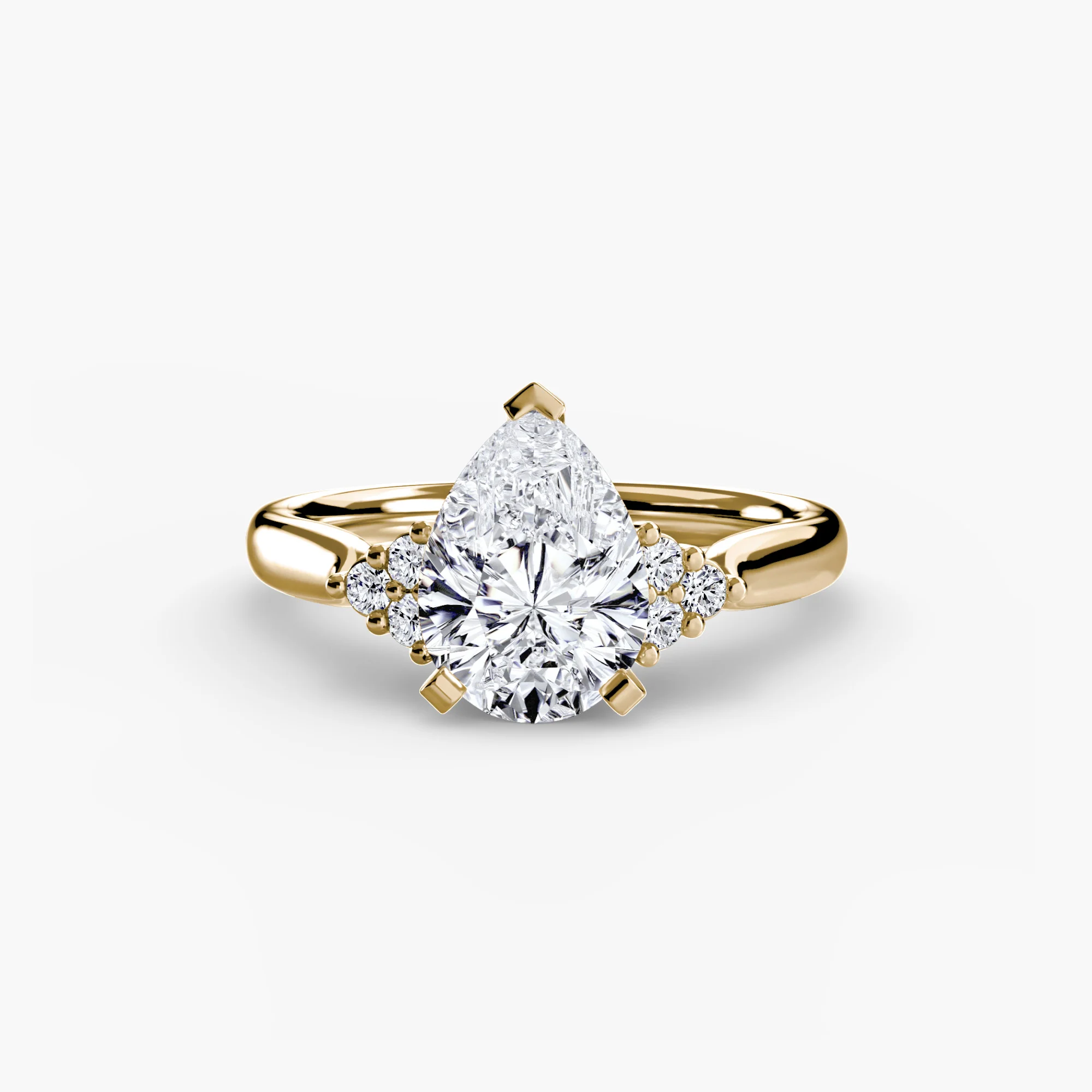Solitaire with Cluster Shoulders 2 - Image 16