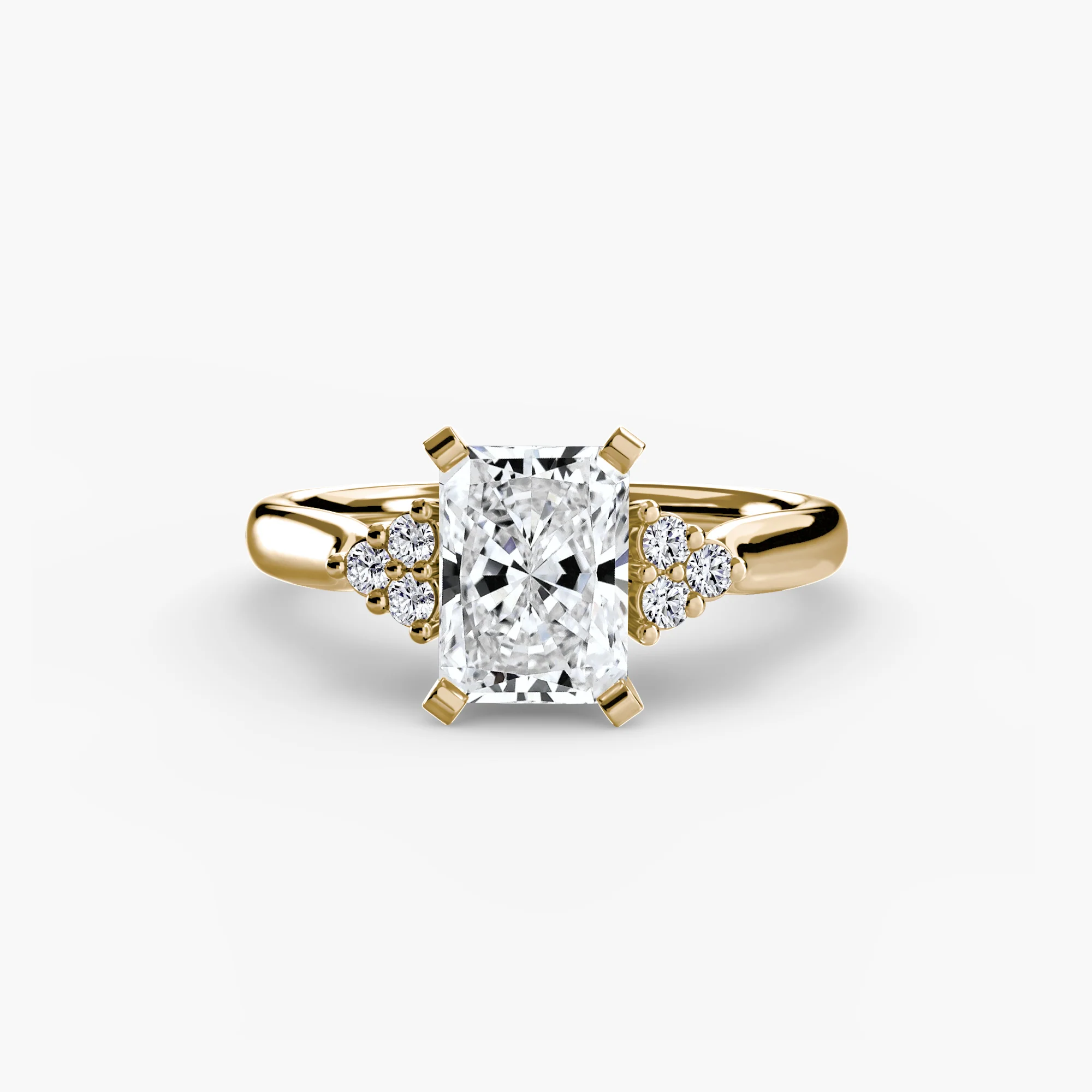 Solitaire with Cluster Shoulders 2 - Image 19