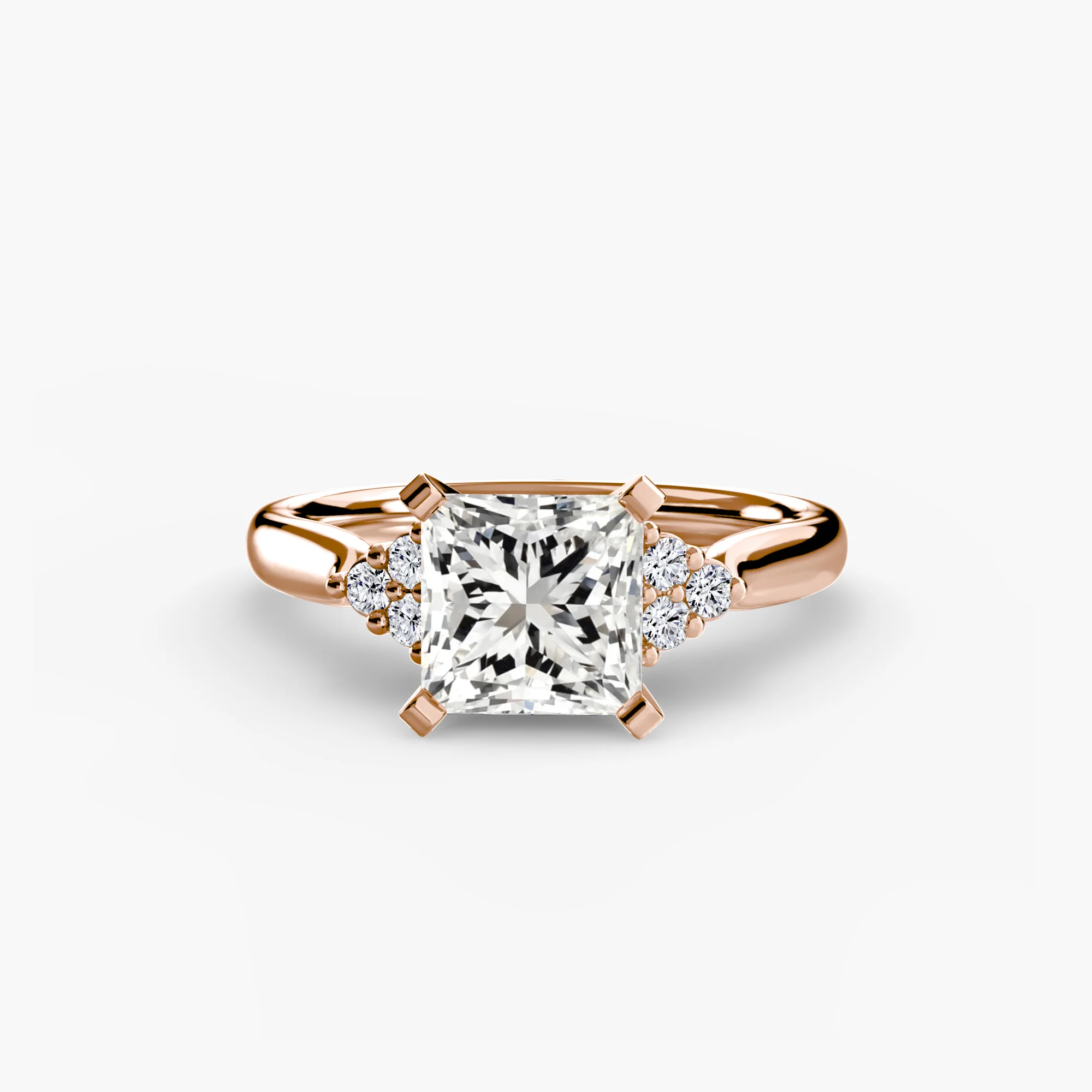 Solitaire with Cluster Shoulders 2 - Image 23