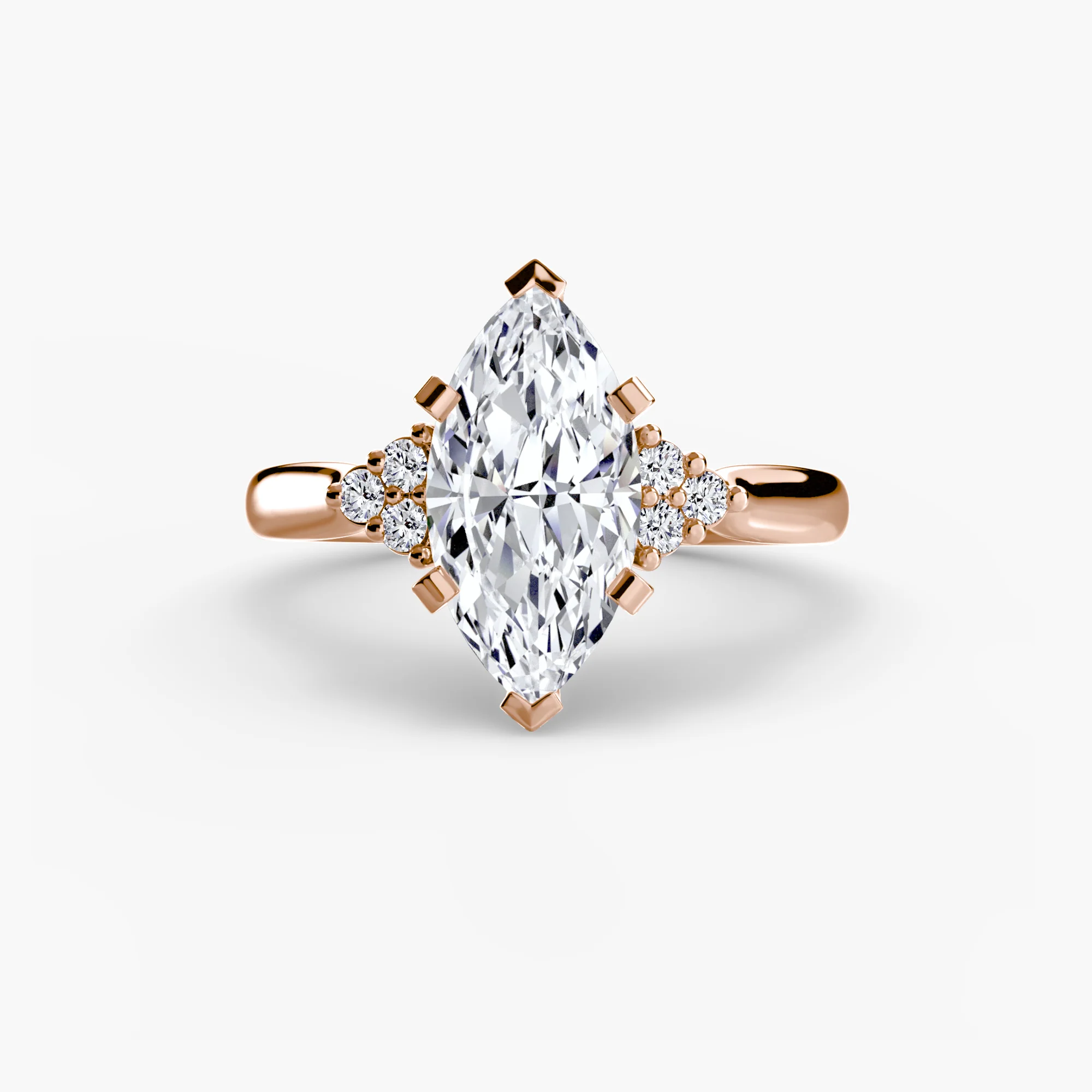 Solitaire with Cluster Shoulders 2 - Image 31