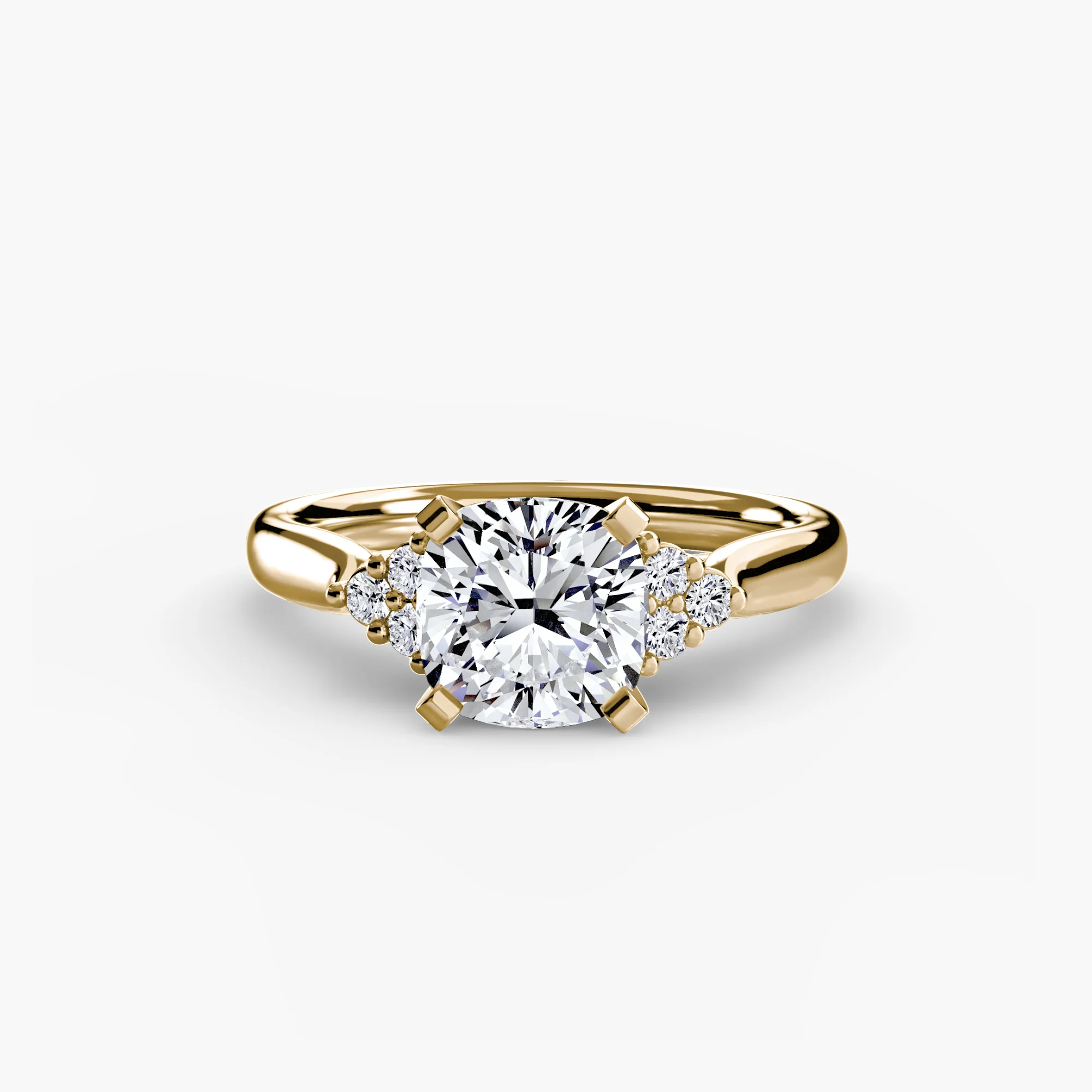 Solitaire with Cluster Shoulders 2 - Image 44