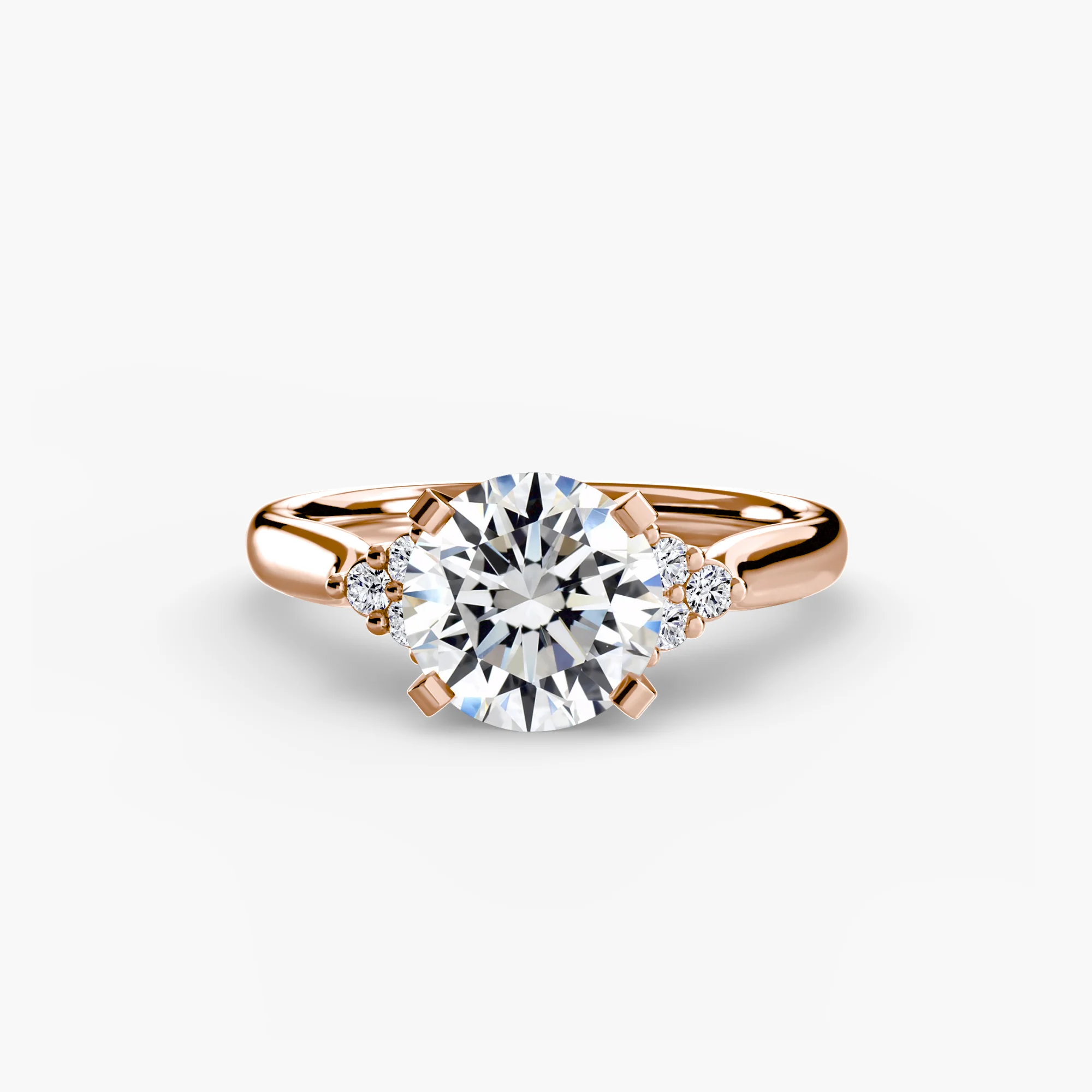 Solitaire with Cluster Shoulders 2 - Image 52