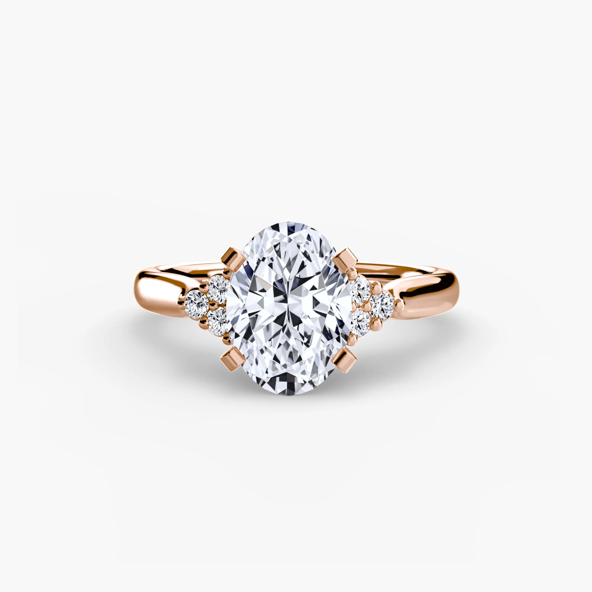 Solitaire with Cluster Shoulders 2 - Image 55