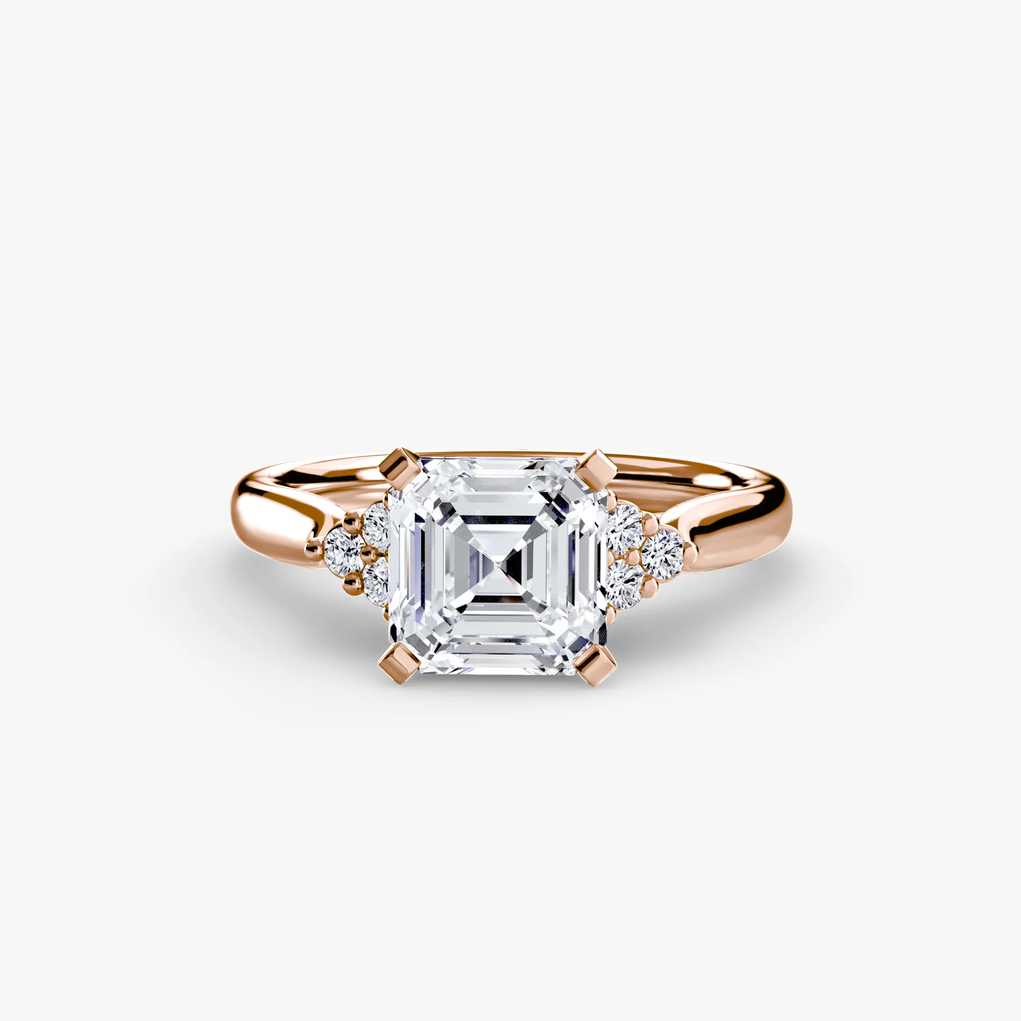 Solitaire with Cluster Shoulders 2 - Image 60