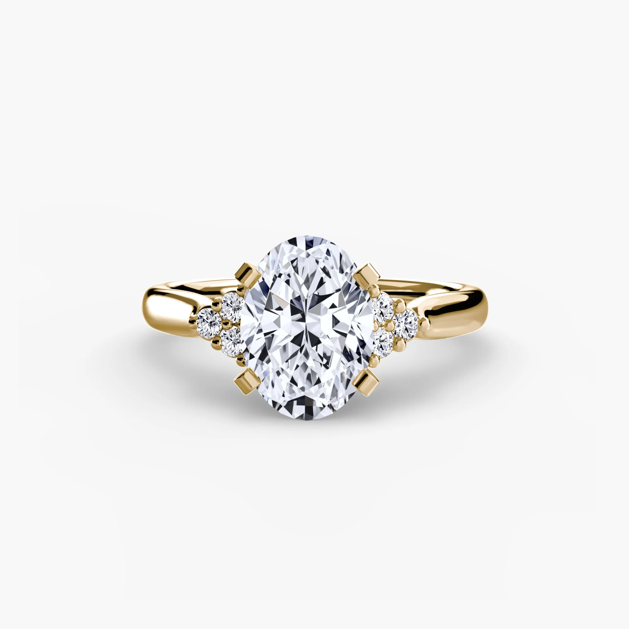 Solitaire with Cluster Shoulders 2 - Image 75