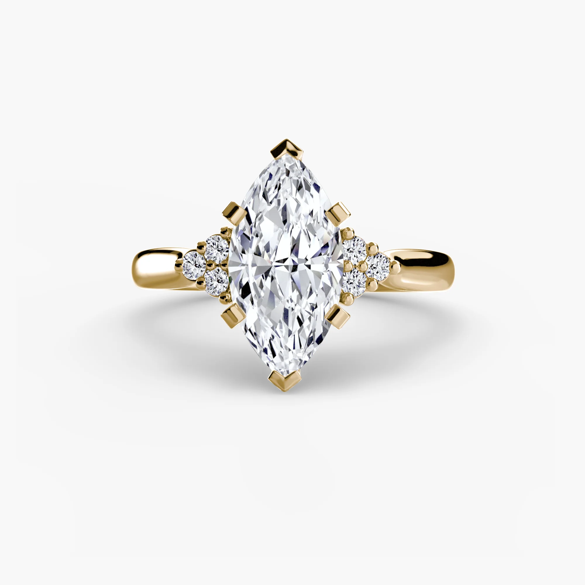 Solitaire with Cluster Shoulders 2 - Image 81