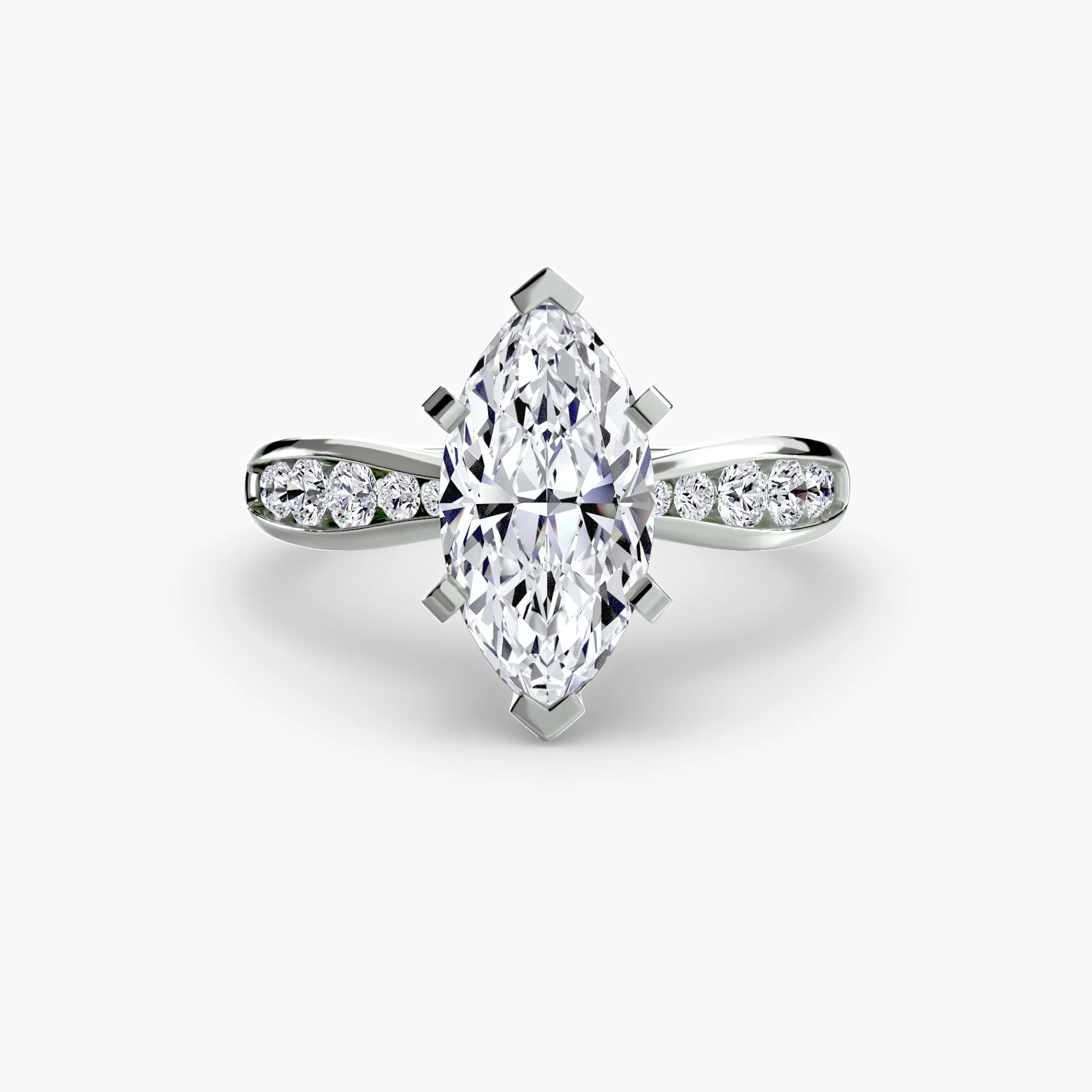 Solitaire with Pavé 3 - Image 11