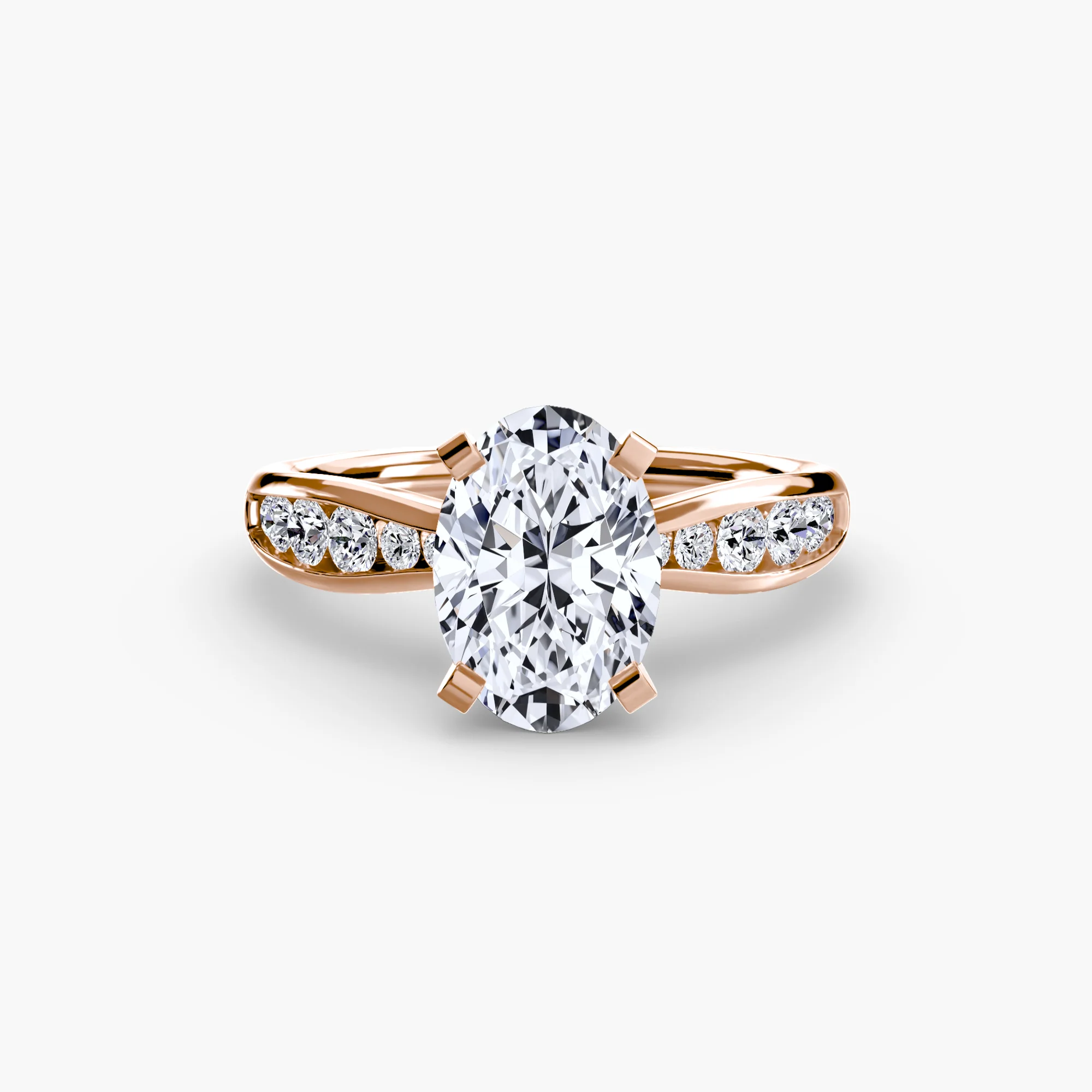 Solitaire with Pavé 3 - Image 25