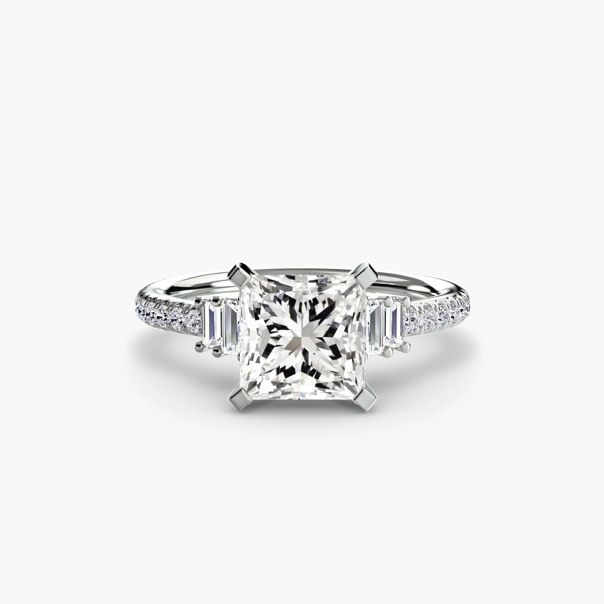 Solitaire with Pavé 4 - Image 3