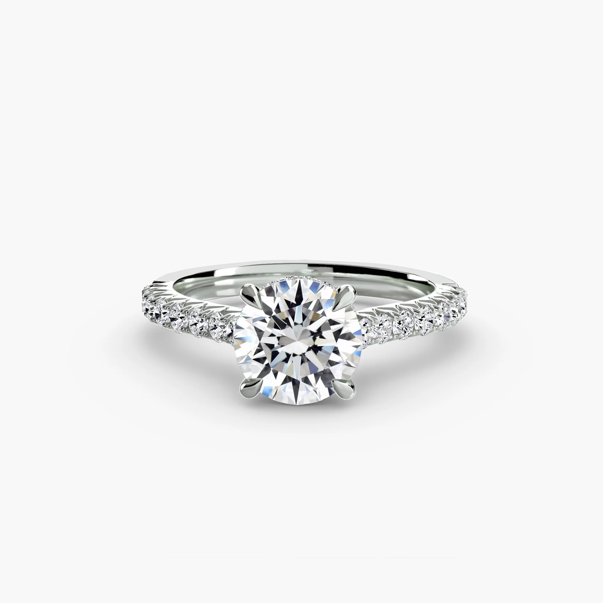 Solitaire with Pavé 5 - Image 11