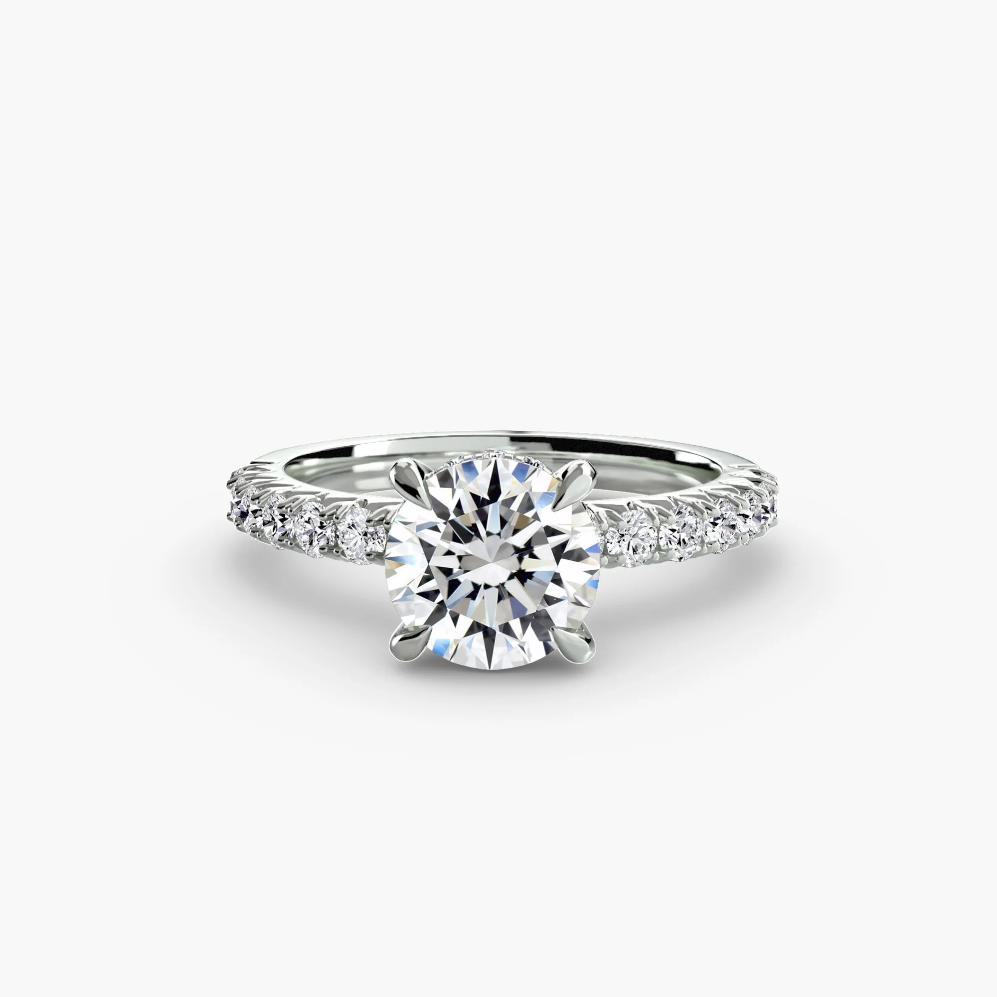 Solitaire with Pavé 6 - Image 2