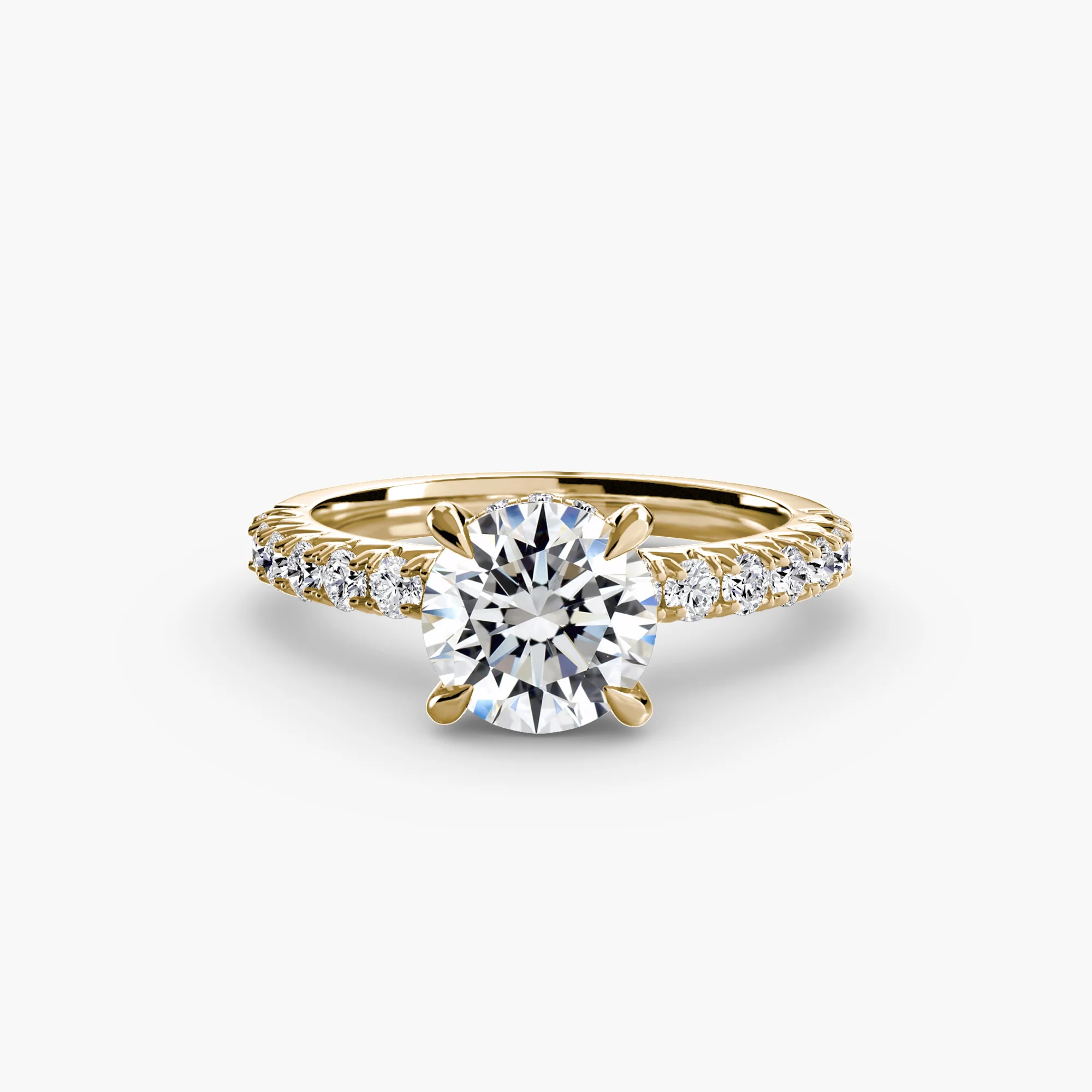 Solitaire with Pavé 6 - Image 6