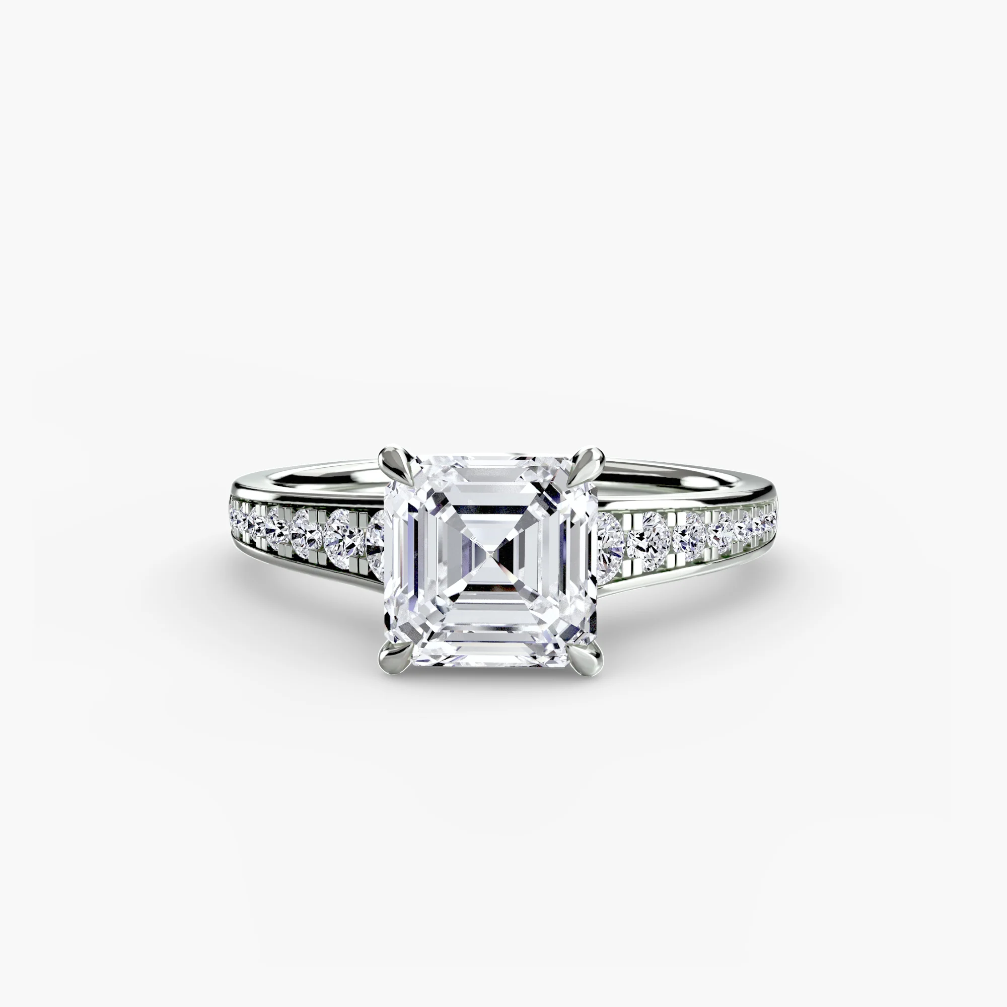 Solitaire with Pavé 7 - Image 100
