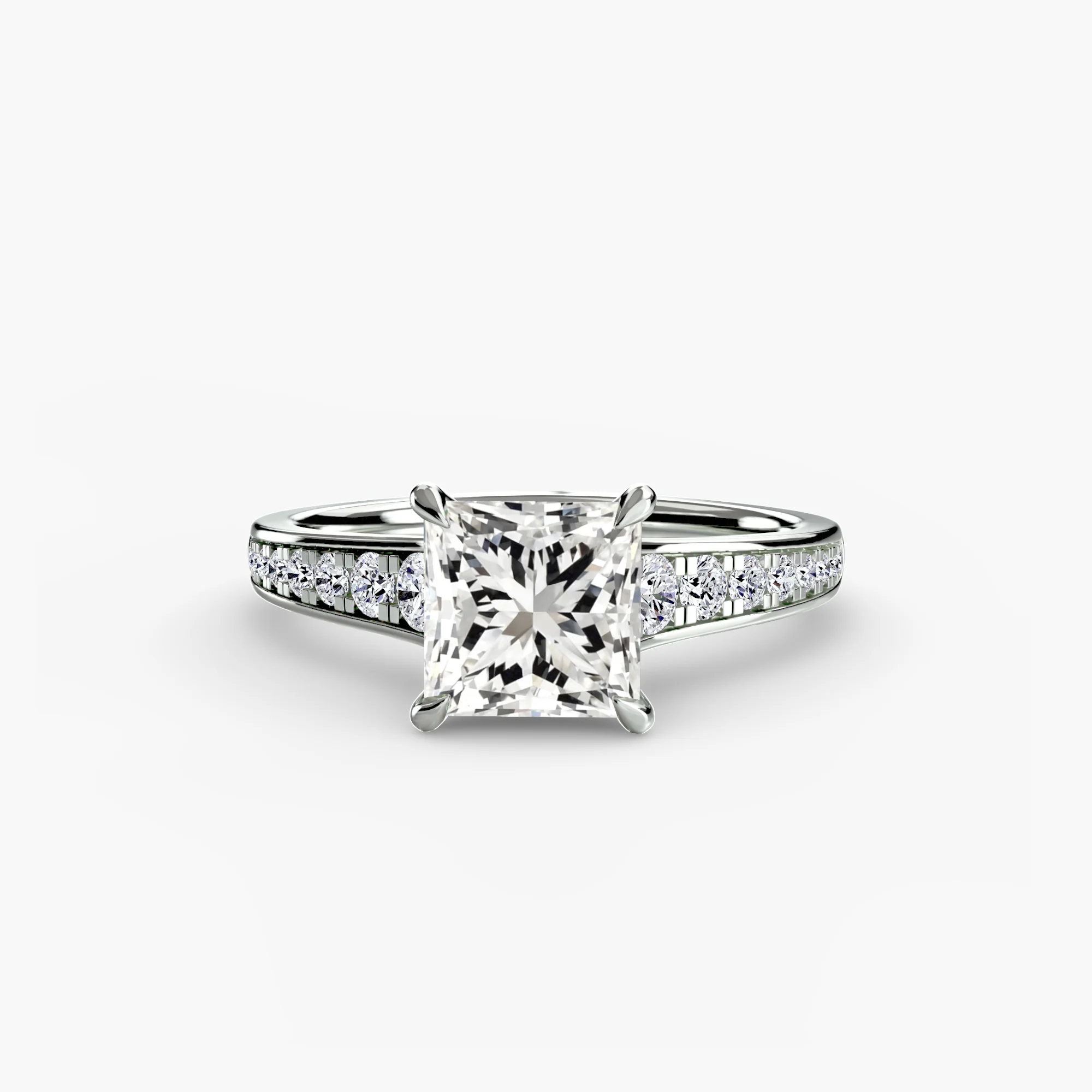 Solitaire with Pavé 7 - Image 3