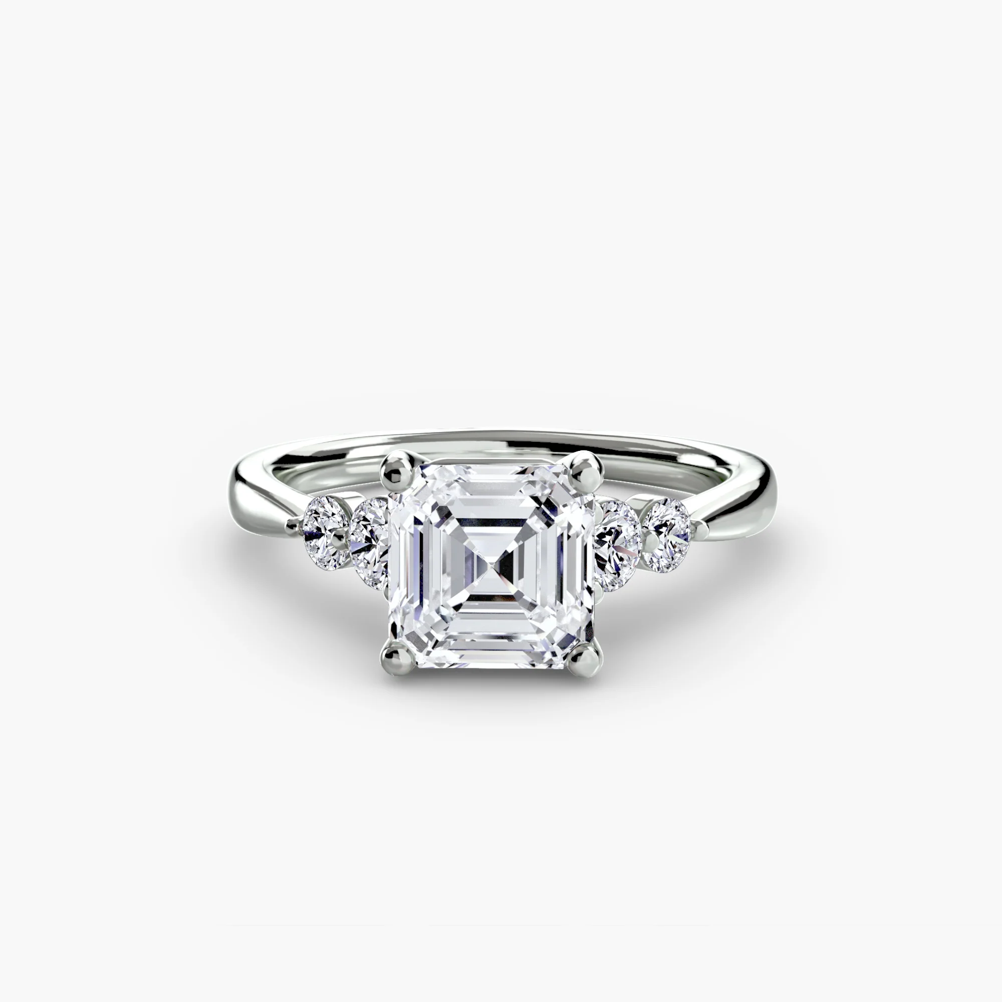 Solitaire with Shoulder Accents 2 - Image 68
