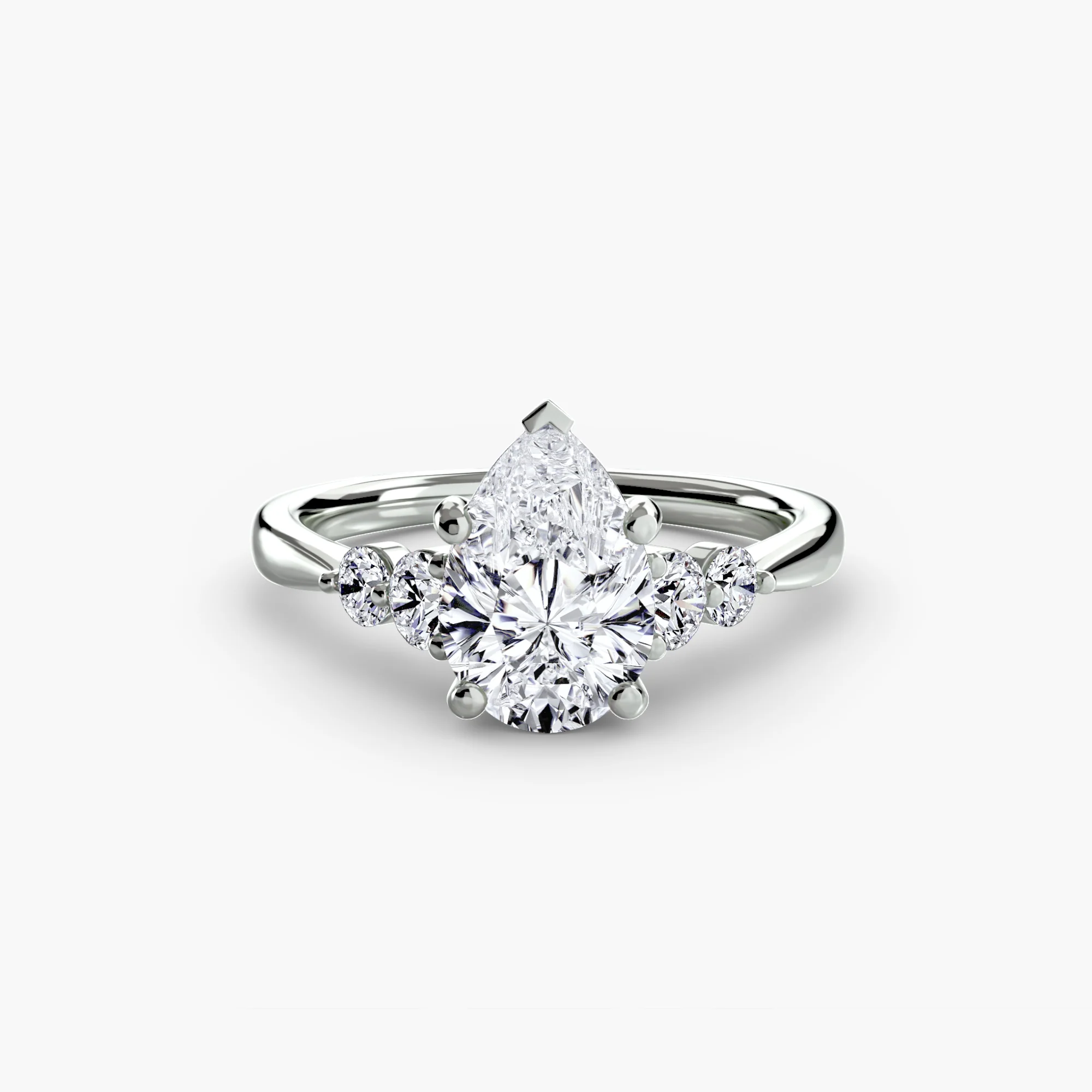 Solitaire with Shoulder Accents 2 - Image 93