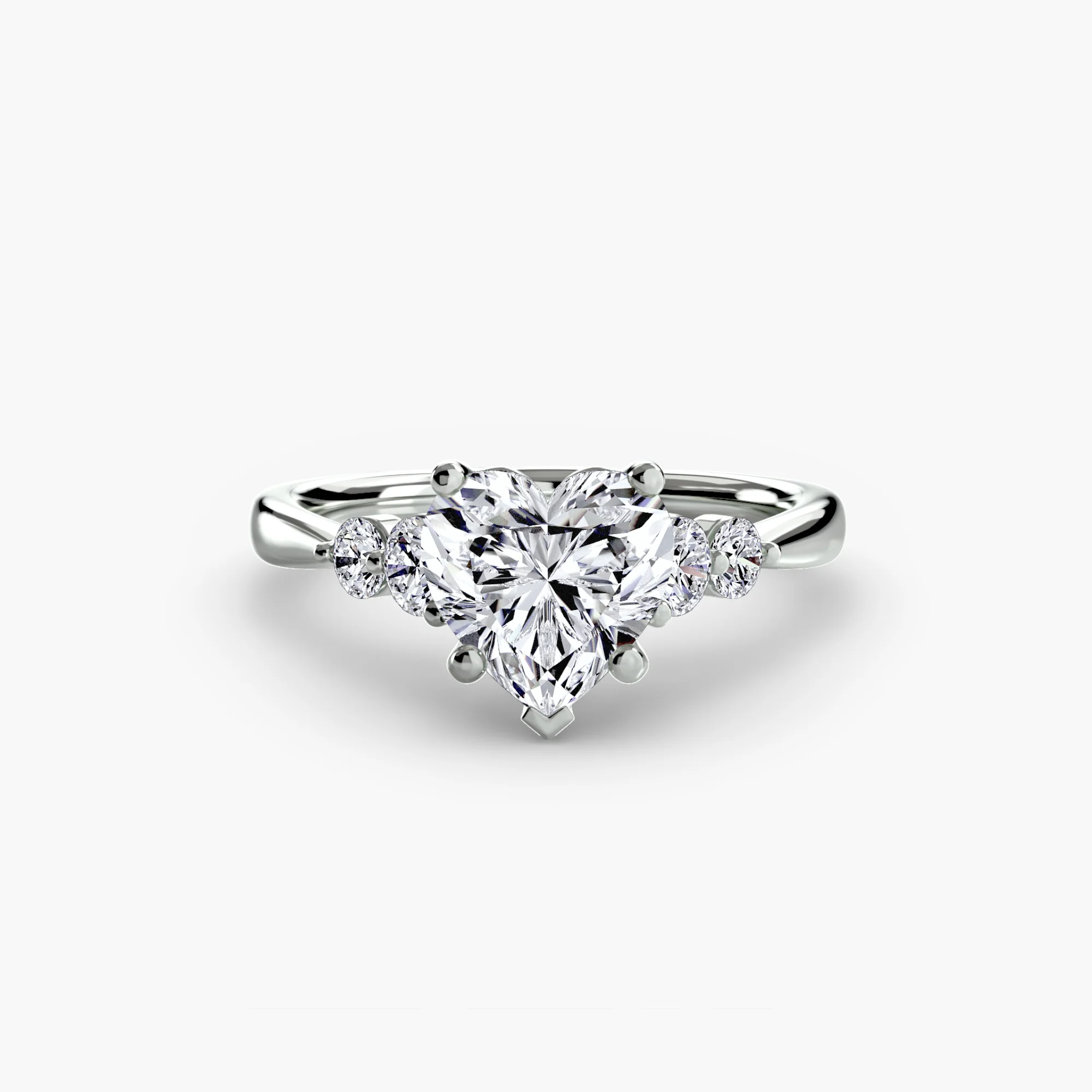 Solitaire with Shoulder Accents 2 - Image 95