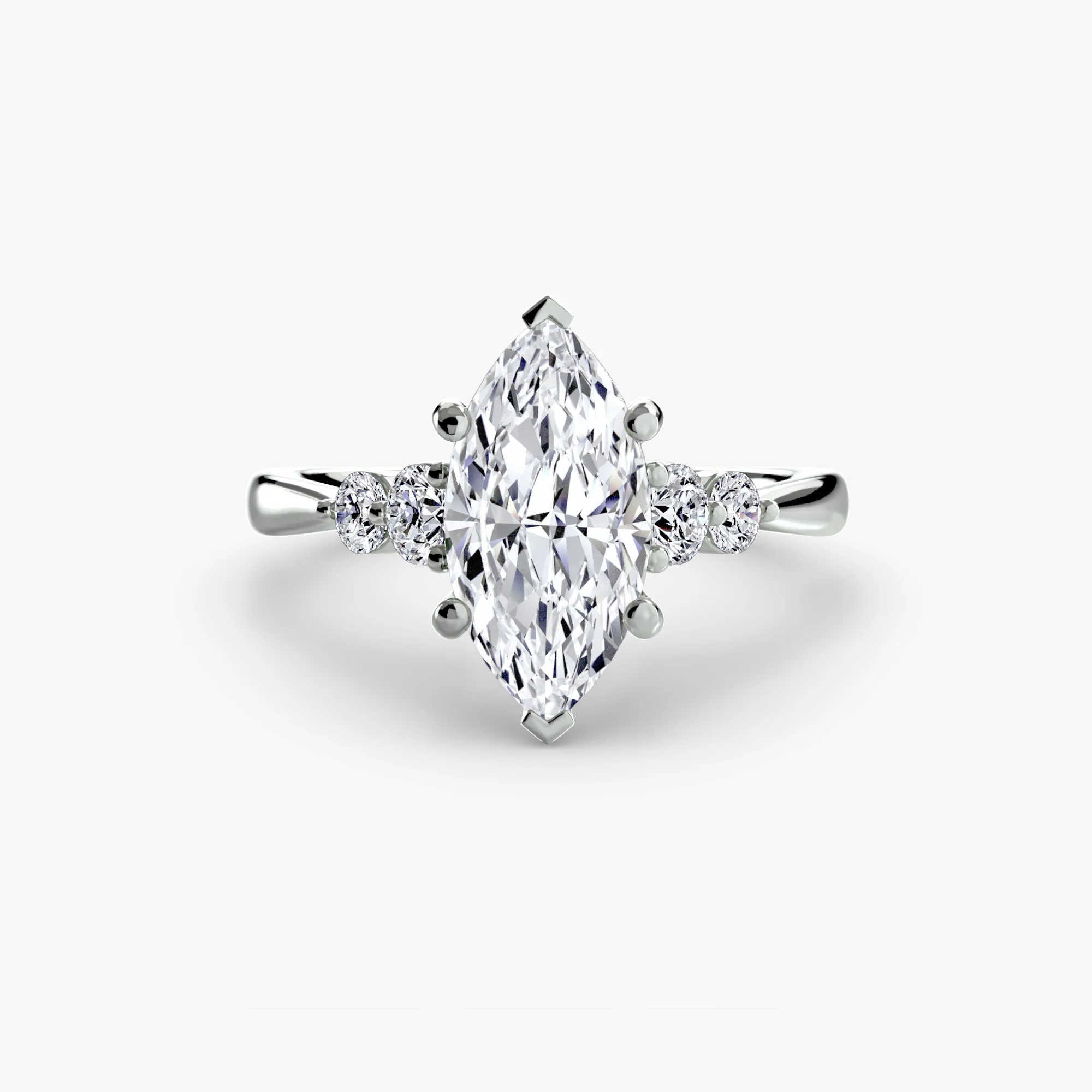 Solitaire with Shoulder Accents 2 - Image 98