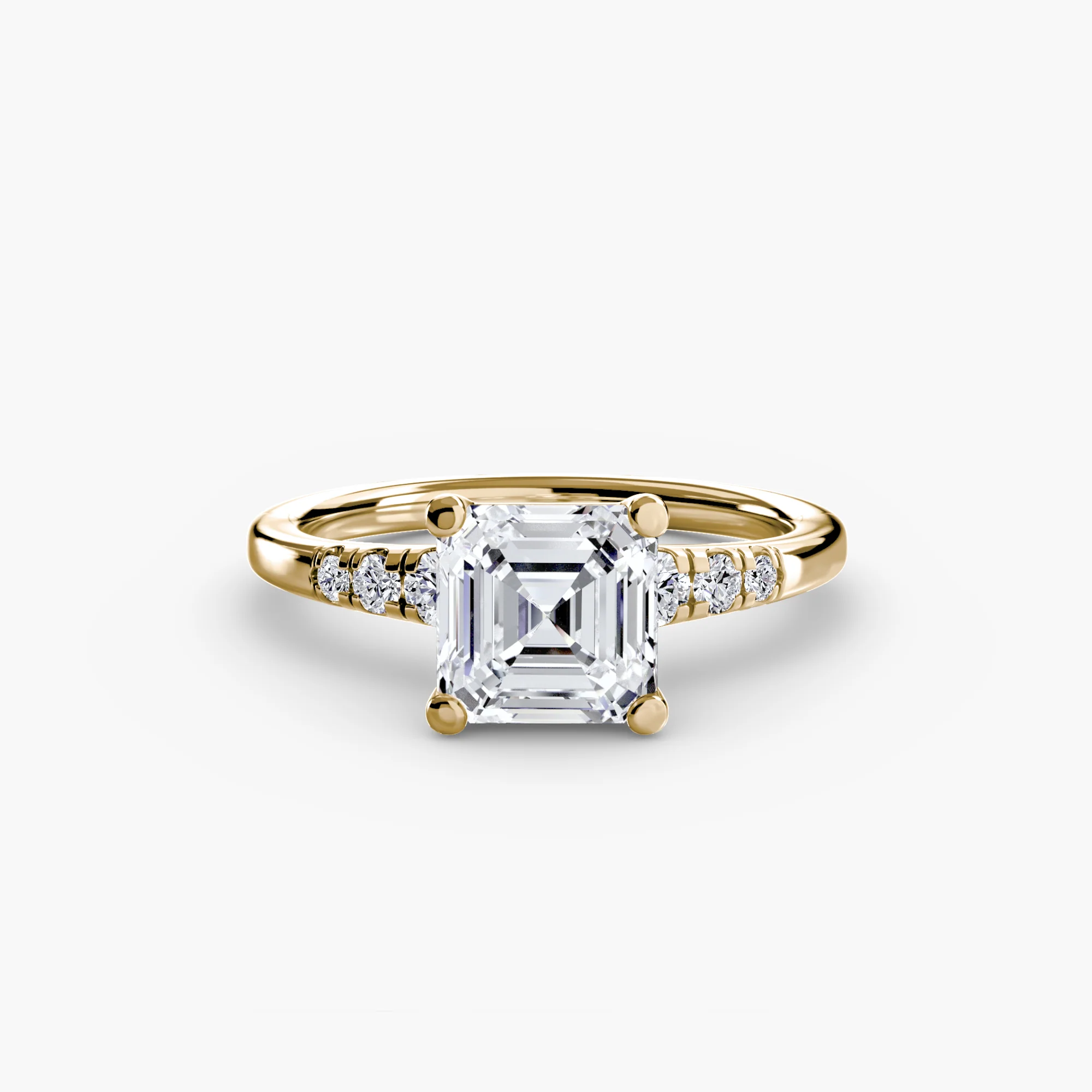 Solitaire with Shoulder Accents - Image 20