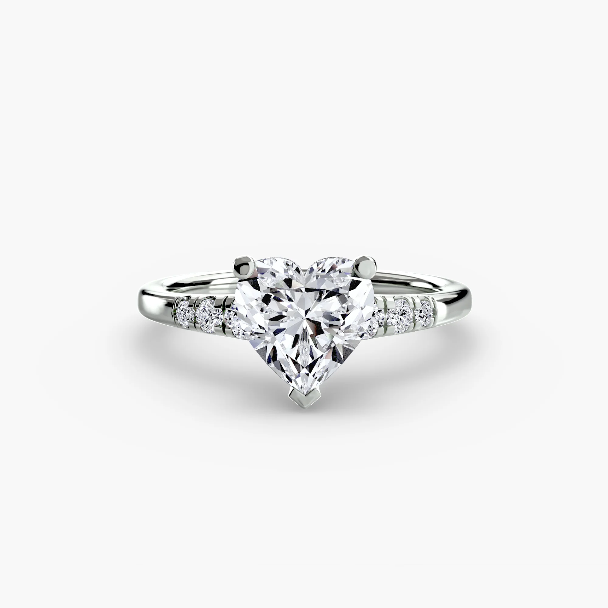 Solitaire with Shoulder Accents - Image 38